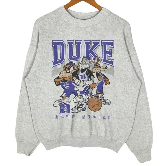 Vintage Duke University Sweatshirt, Retro Duke Blue Devils Basketball Shirt Tee - Picture 1 of 2